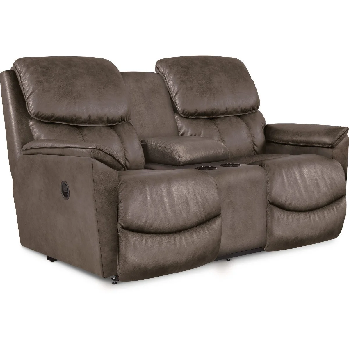 LaZBoy Kipling 49P758 Casual Power Reclining Loveseat with Cupholder